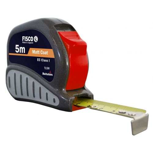 Fisco-TL5M-Flexómetro clase I con caja ABS con empuñadura de goma TRI-LOK (5×19)