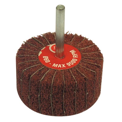 Calflex-RVM8050/6.180-Ruedas mixtas con vástago RVM (Ø Ext. 80 mm Espesor 50 mm Vástago 6 mm Grano 180)