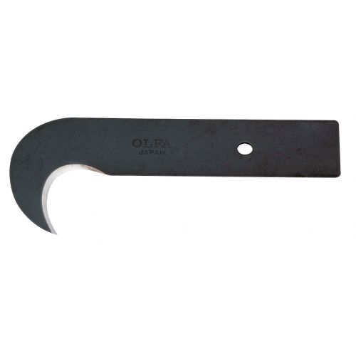 Olfa-HOB-1-Cuchilla en forma de gancho 90×39,5/20 mm y espesor 0,8 mm