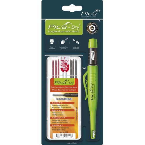 Pica-30407-Packs de marcador 3030 Pica-Dry® y estuche de 8 minas 4070
