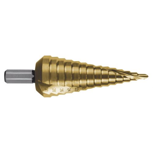 Ruko-101050-9T-Broca escalonada HSS-TiN Ø 4,0-12,0 mm (9 pasos)