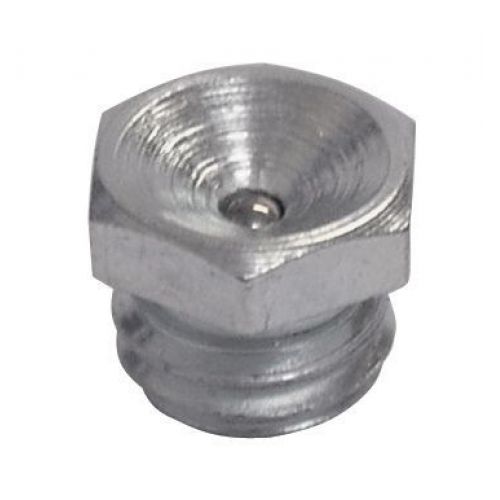 Umeta-3101161-25-25 Engrasadores cóncavos tipo LUB recto. DIN 3405 tipo D1 (R.1/8\"-28 BSPP x L.9.5 x Ø11 acero)