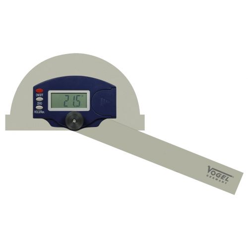 Vogel-320201-Transportador de ángulos electrónico digital. Cuadrante Ø 120xlargo 150 mm